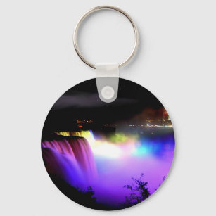 Niagara-Falls-under-flutlights-at-night Schlüsselanhänger