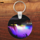 Niagara-Falls-under-flutlights-at-night Schlüsselanhänger (Vorderseite)