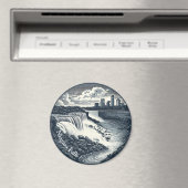 Niagara Falls Vintag Magnet (In Situ (Geschirrspüler))