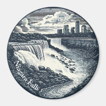 Niagara Falls Vintag Magnet