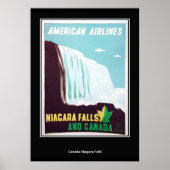 Niagara Falls Vintag Retro Print Poster (Vorne)