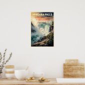 Niagara Falls Vintage Reise Poster (Küche)
