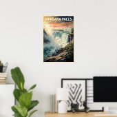 Niagara Falls Vintage Reise Poster (Heimbüro)