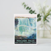 Niagara Falls Vintage Reise Postkarte (Stehend Vorderseite)