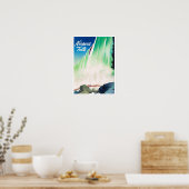 Niagara Falls Vintage Reiseplakat Poster (Küche)