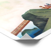 Niagara Falls Vintage Reiseplakat Poster (Ecke)