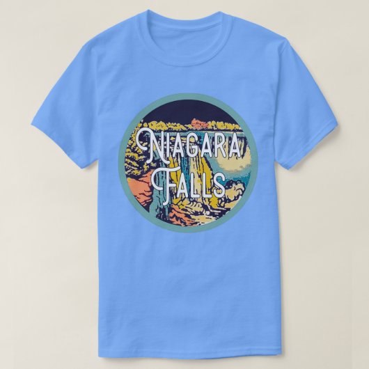 Niagara Falls Vintage Travel T-Shirt (Design vorne)