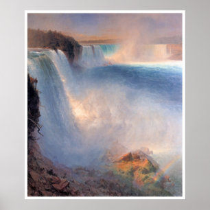 Niagara Falls von der amerikanischen Seite Poster
