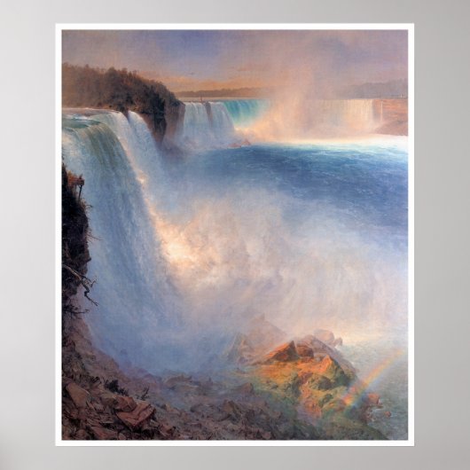 Niagara Falls von der amerikanischen Seite Poster (Vorne)