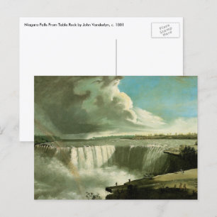 Niagara Falls von Table Rock von John Vanderlyn Postkarte