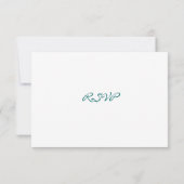 Niagara Falls Waterfall Outdoor Wedding RSVP Cards Karte (Rückseite)