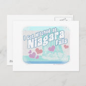 Niagara Falls Wedding Postkarte (Vorne/Hinten)