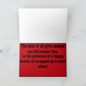 Niagara Falls Weihnachtskarte Karte (Innenseite)