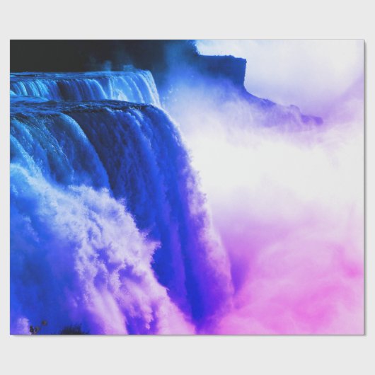 Niagara Falls Wrapping Paper Geschenkpapier (Flach)
