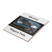 Niagara Fallsandenken u. -geschenk Fliese (Seite)