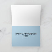 NIAGARA- FALLSjahrestags-KARTE Karte (Innenseite)