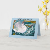 NIAGARA- FALLSjahrestags-KARTE Karte (Gelbe Blume)