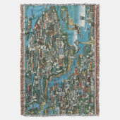 Niagara- Fallskarte Decke (Vorderseite Vertikal)