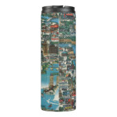 Niagara- Fallskarte Thermosbecher (Rückseite)