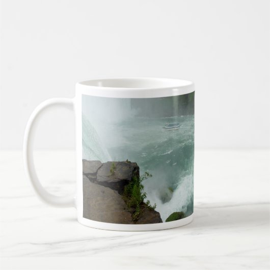 Niagara- Fallsmädchen der Nebel-Tasse Kaffeetasse (Links)