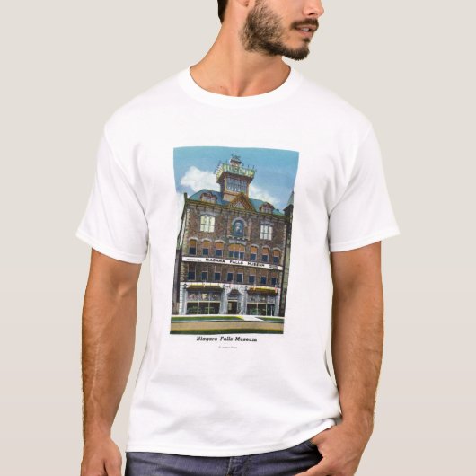Niagara- Fallsmuseum, Ansicht einer Wasser-Nymphe T-Shirt (Vorderseite)