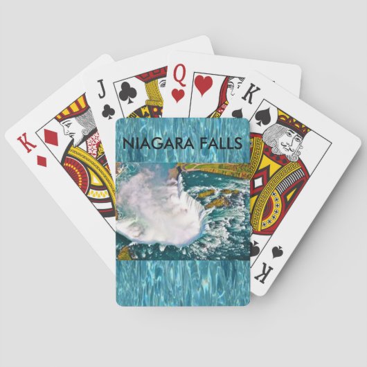 Niagara- Fallsplattform der Spielkarten (Rückseite)