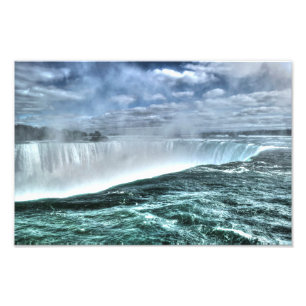 Niagara- Fallsrand Fotodruck