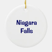 Niagara- Fallsverzierung Keramik Ornament (Hinten)