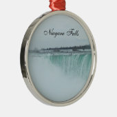 Niagara- Fallsverzierung Silbernes Ornament (Rechts)