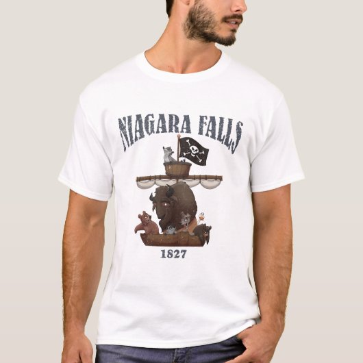 Niagara- Fallswerbebremsungs-Shirt T-Shirt (Vorderseite)