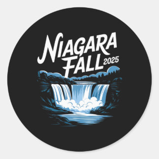 Niagara Herbst 2025 Familienreise Freunde Urlaub N Runder Aufkleber
