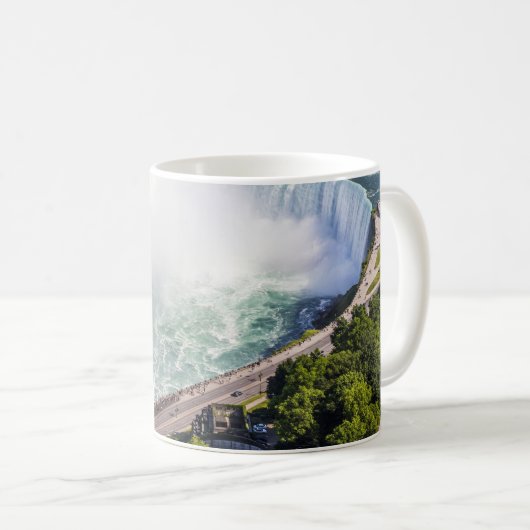Niagara-Hufeisen-Fallwasserfall Kanada Kaffeetasse (VorderseiteRechts)