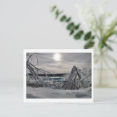 Niagara im Winter 2 Postkarte (Stehend Vorderseite)