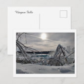Niagara im Winter 2 Postkarte (Vorne/Hinten)