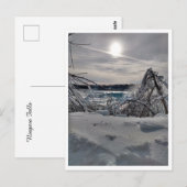 Niagara im Winter Postkarte (Vorne/Hinten)