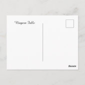 Niagara in Winter Postkarte (Rückseite)