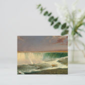 Niagara von Frederic Edwin Church Feiertagspostkarte (Stehend Vorderseite)