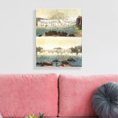 Niagarafälle, 1818 (Farbgravur) Leinwanddruck (Insitu (Wohnzimmer))