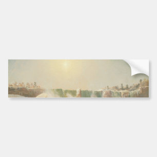 Niagarafälle im Winter (Eis im Wasser) Autoaufkleber