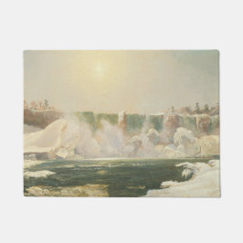 Niagarafälle im Winter (Eis im Wasser) Fußmatte