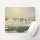 Niagarafälle im Winter (Eis im Wasser) Mousepad (Mit Mouse)