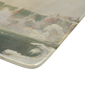 Niagarafälle im Winter (Eis im Wasser) Schneidebrett (Ecke)