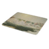 Niagarafälle im Winter (Eis im Wasser) Schneidebrett (Ecke)