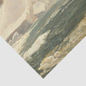 Niagarafälle im Winter (Eis im Wasser) Seidenpapier (Detail)