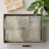 Niagarafälle im Winter (Eis im Wasser) Seidenpapier (Geschenk)