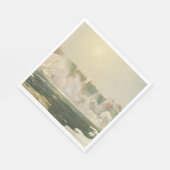 Niagarafälle im Winter (Eis im Wasser) Serviette (Ecke)