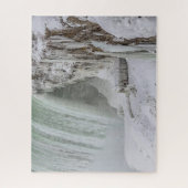 Niagarafälle im Winter-Foto gefroren Puzzle (Vertikal)