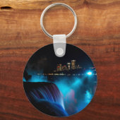 Niagarafälle in der Nacht Schlüsselanhänger (Vorderseite)