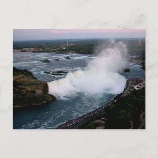 Niagarafälle: Kanadische Horseshoe Falls (Luftwaff Postkarte (Vorderseite)