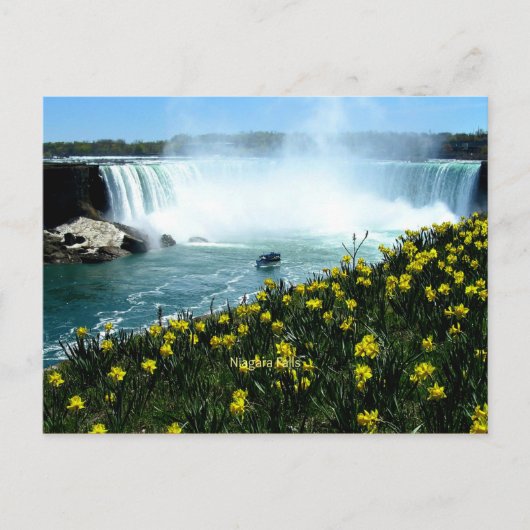 Niagarafälle, Landschaftliche Fotografie, Postkarte (Vorderseite)